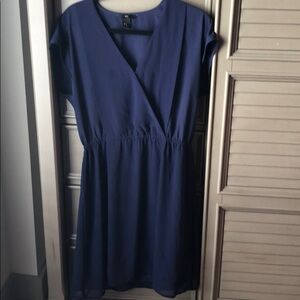 Navy dress size 12 H&M